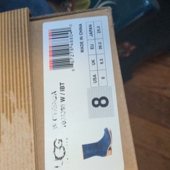 UGG Blue Suede Boots - Picture 11 of 12